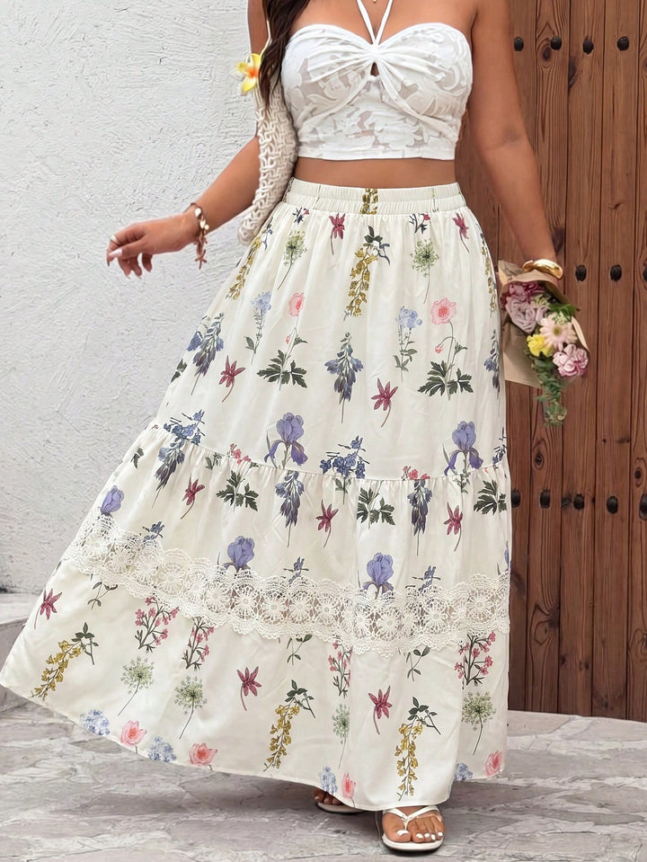 Fustă maxi SHEIN, mix culori