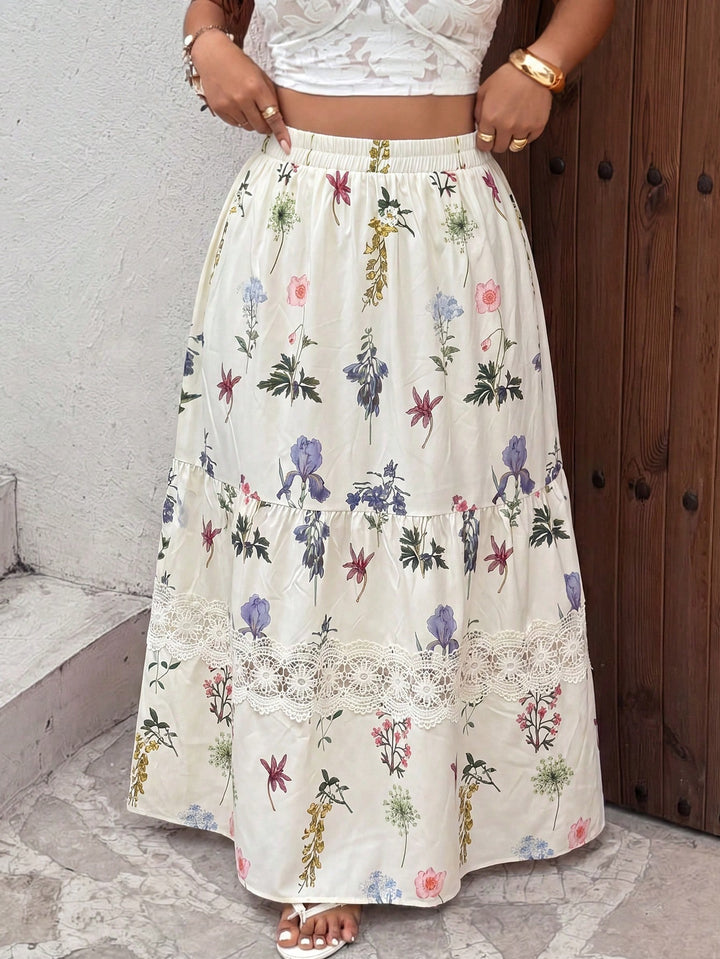 Fustă maxi SHEIN, mix culori