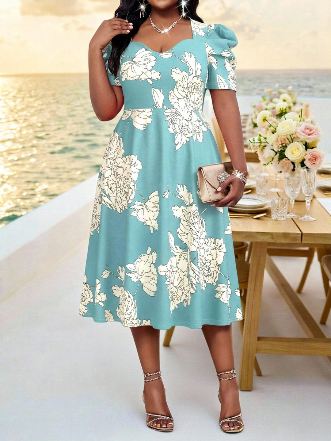 Rochie SHEIN, mix culori