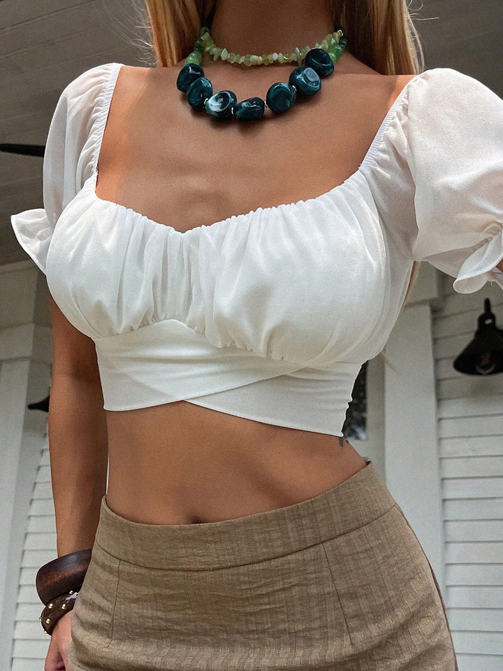 Top SHEIN, alb