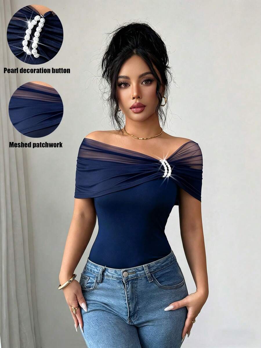Top SHEIN, albastru