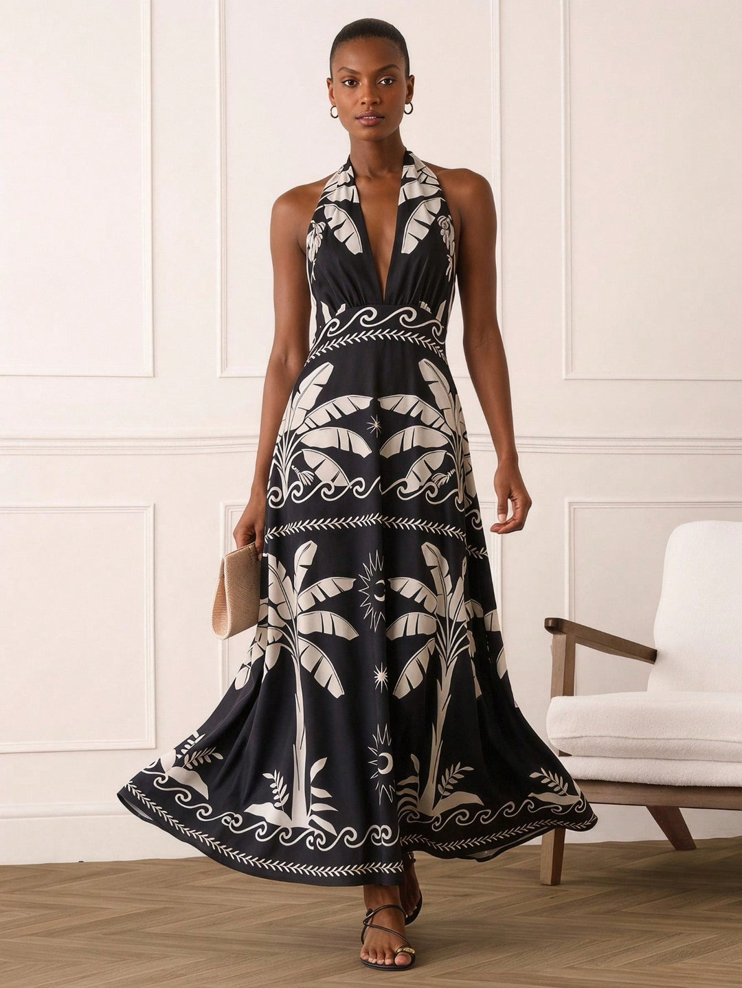 Rochie maxi SHEIN, mix culori