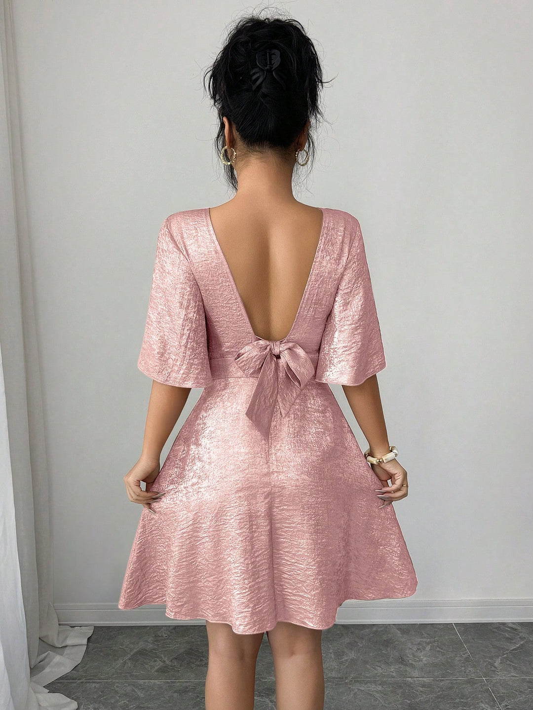 Rochie scurtă SHEIN, roz