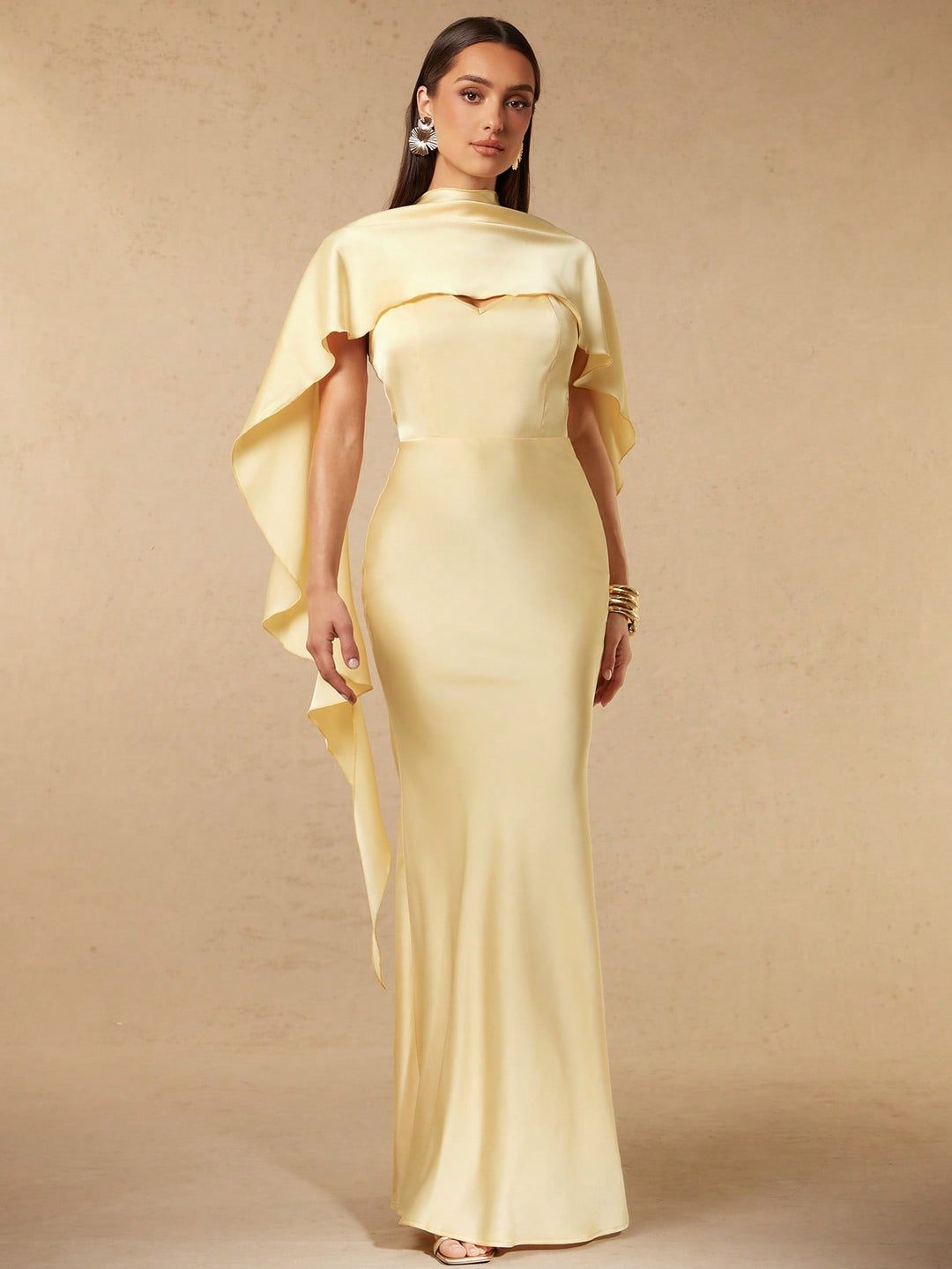 Rochie maxi SHEIN, galben