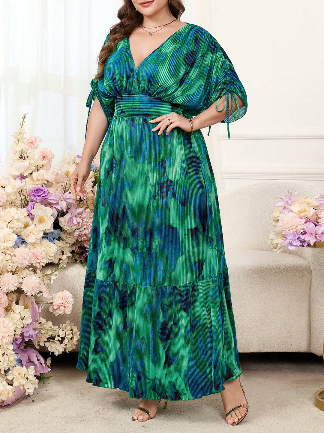 Rochie SHEIN, verde