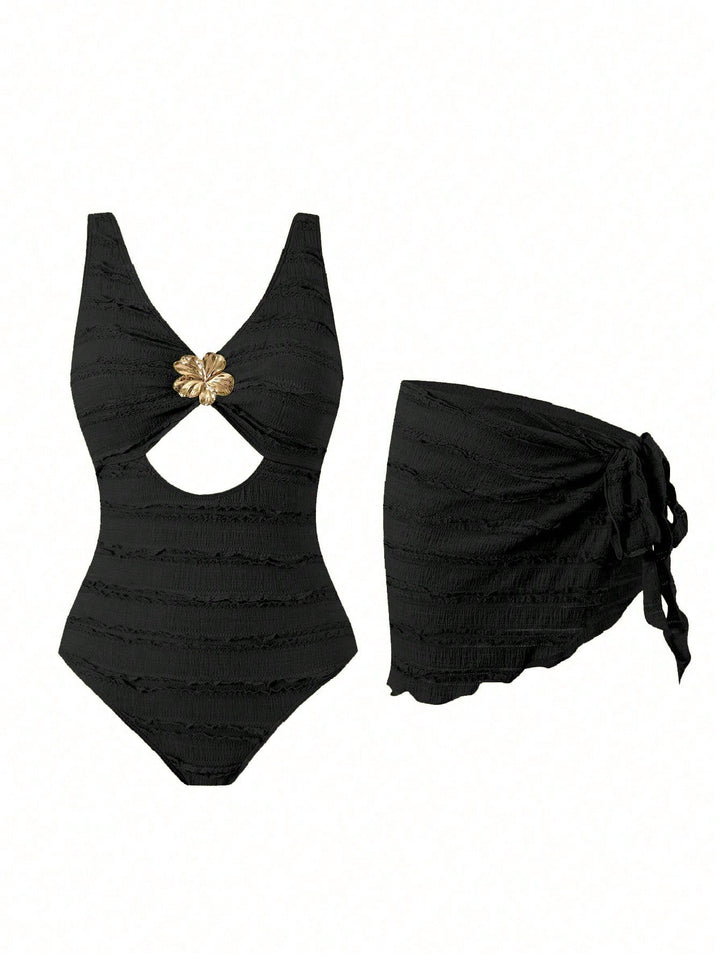 Costum de baie SHEIN, negru