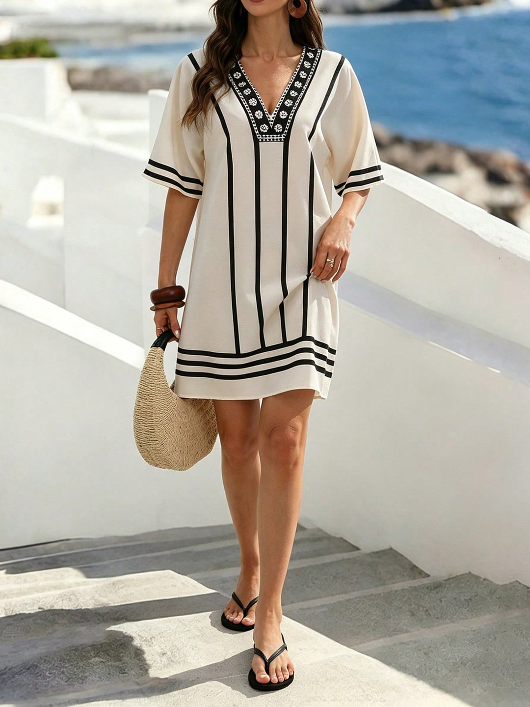 Rochie maxi SHEIN, portocaliu