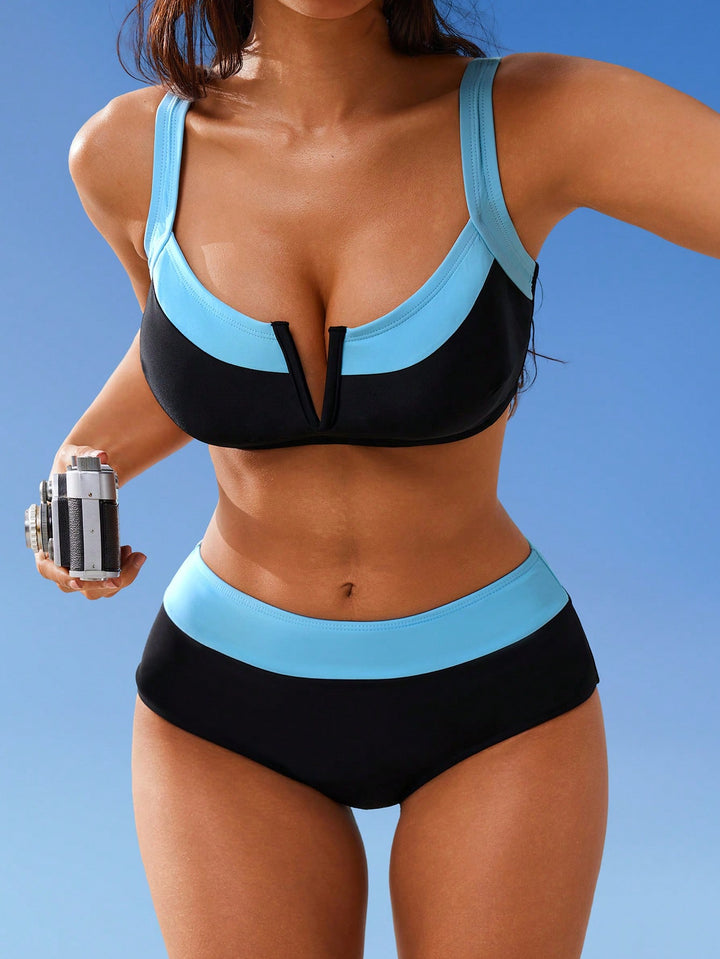 Set bikini SHEIN, mix culori