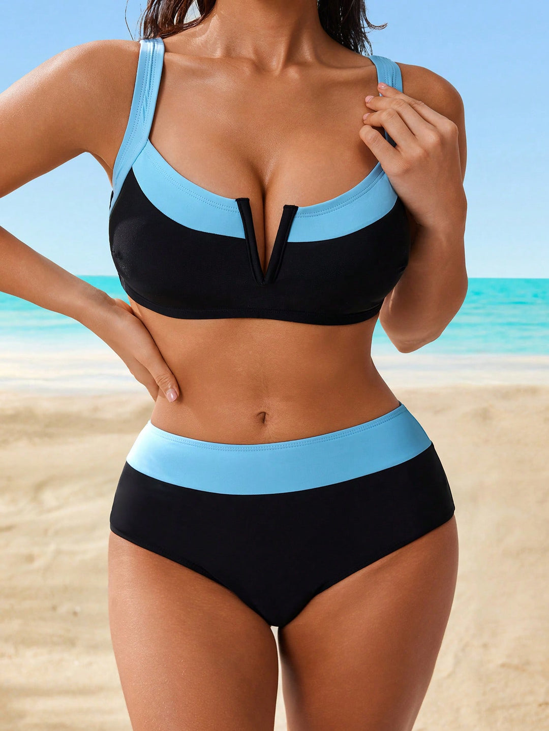 Set bikini SHEIN, mix culori