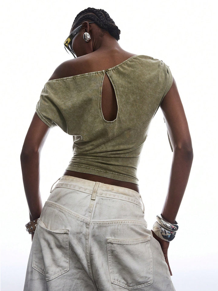 Top SHEIN, verde