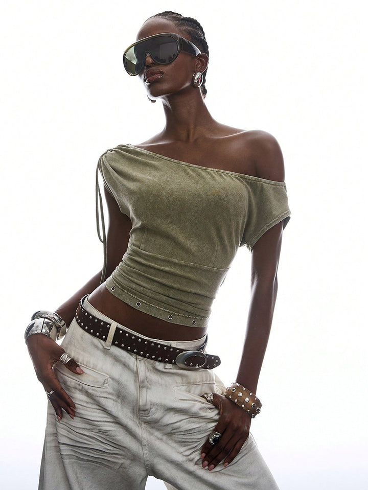 Top SHEIN, verde