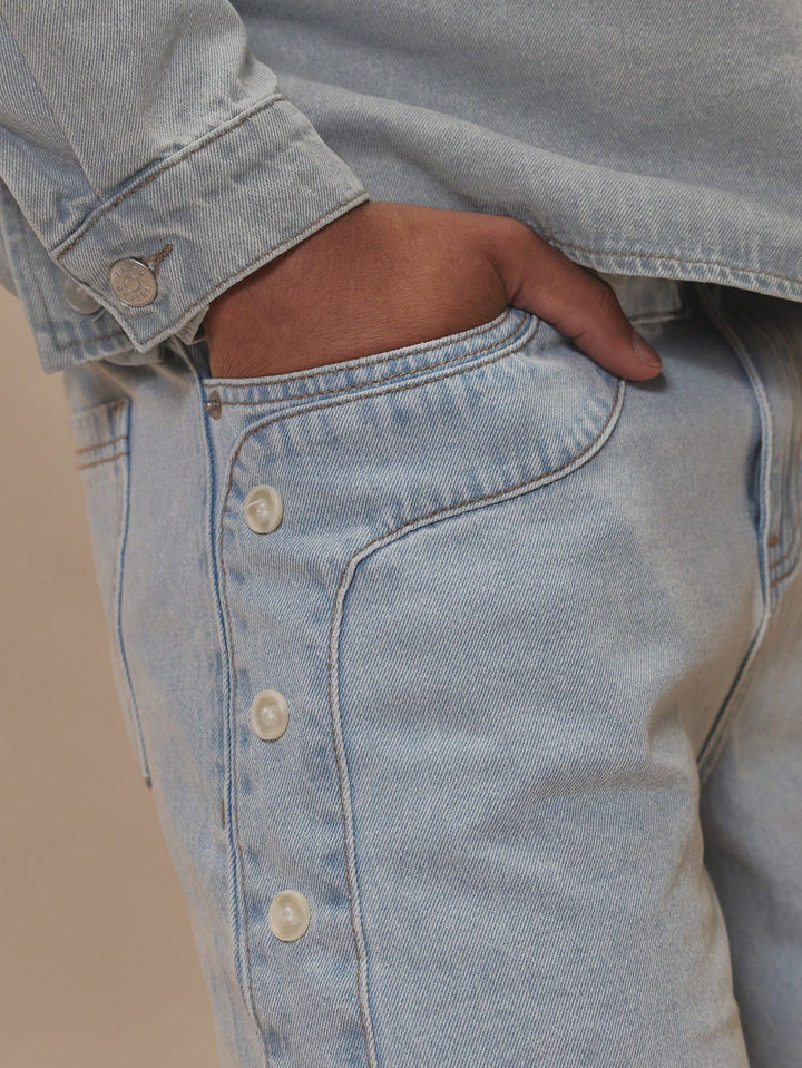Jeans SHEIN, albastru