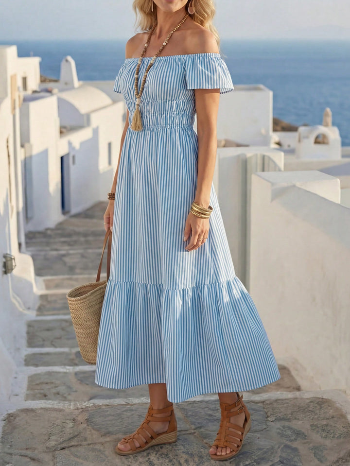 Rochie maxi SHEIN, albastru