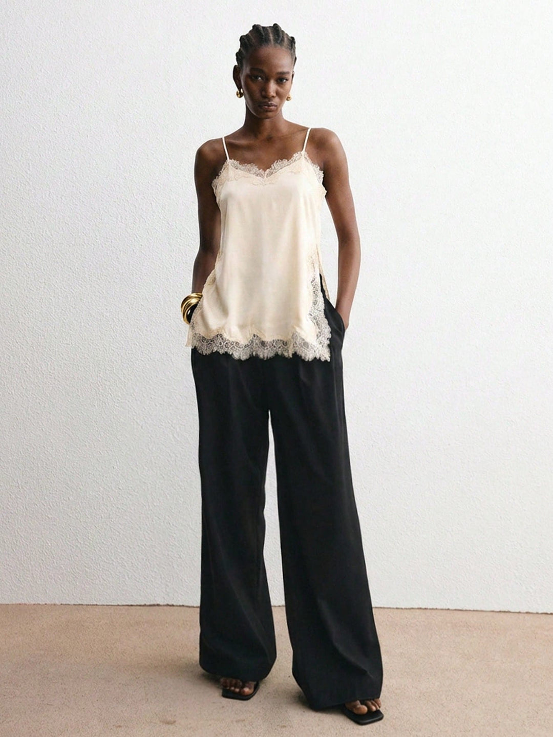 Top SHEIN, alb