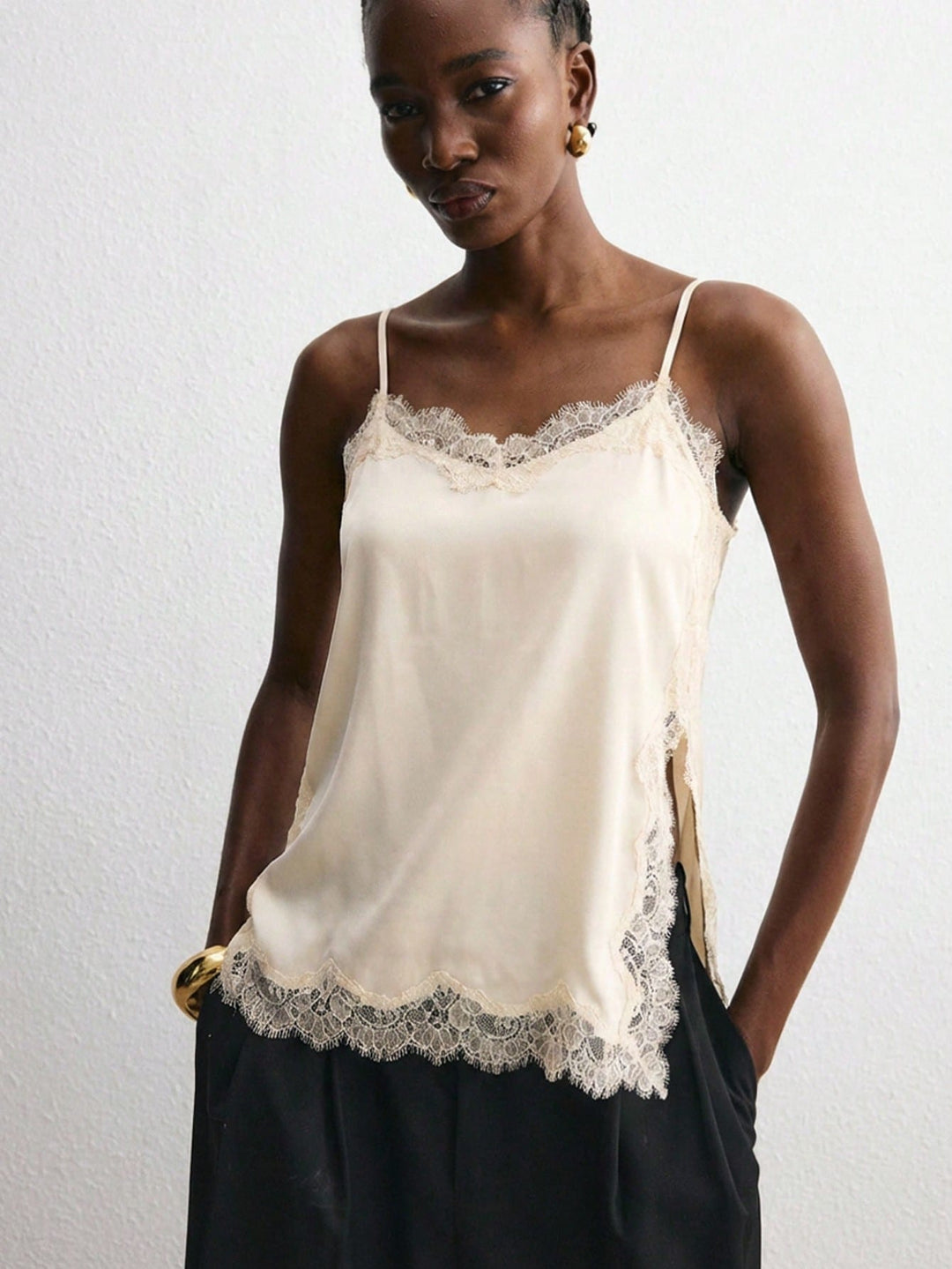 Top SHEIN, alb