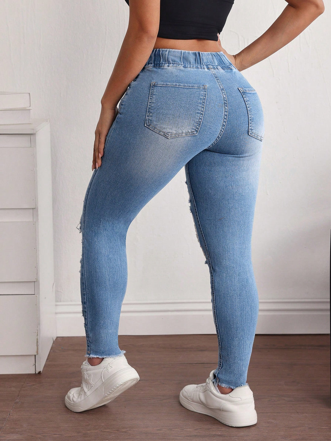 Jeans SHEIN, albastru