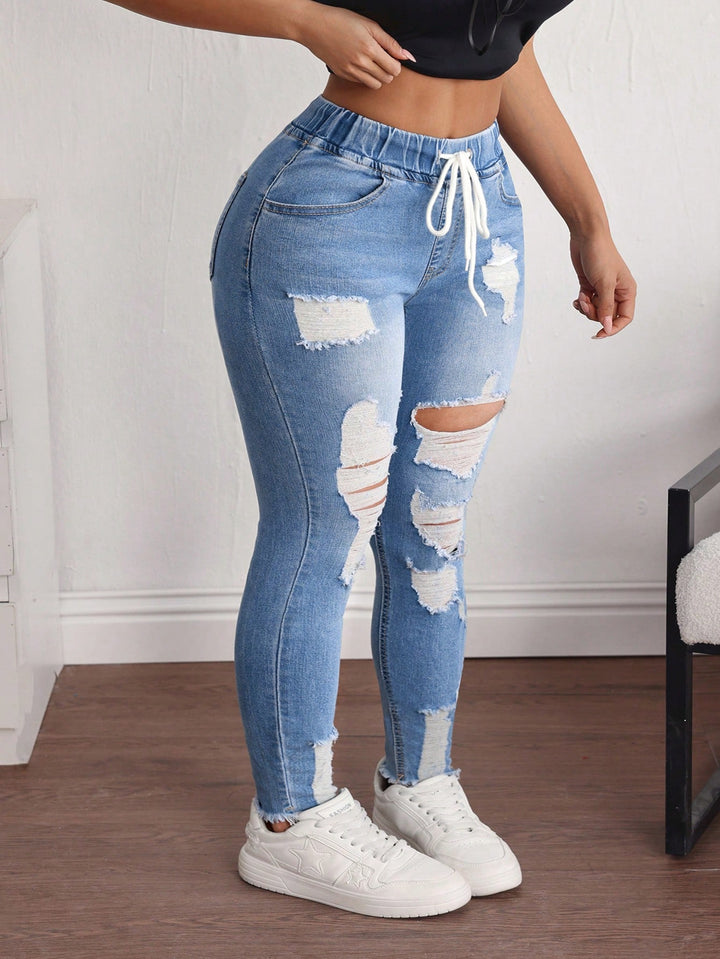 Jeans SHEIN, albastru