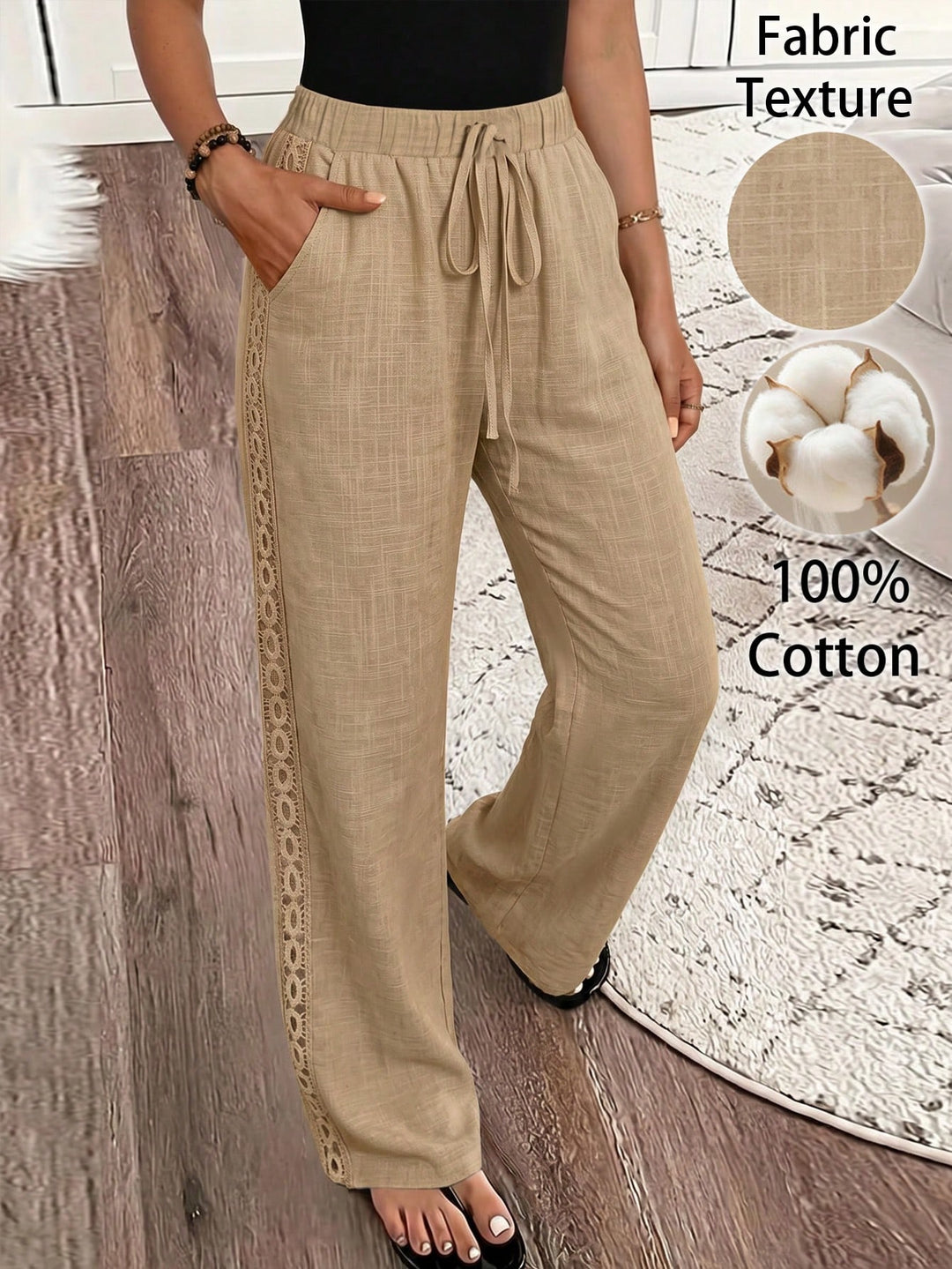 Pantaloni SHEIN, kaki