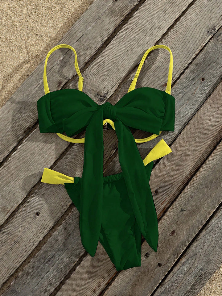 Set bikini SHEIN, verde