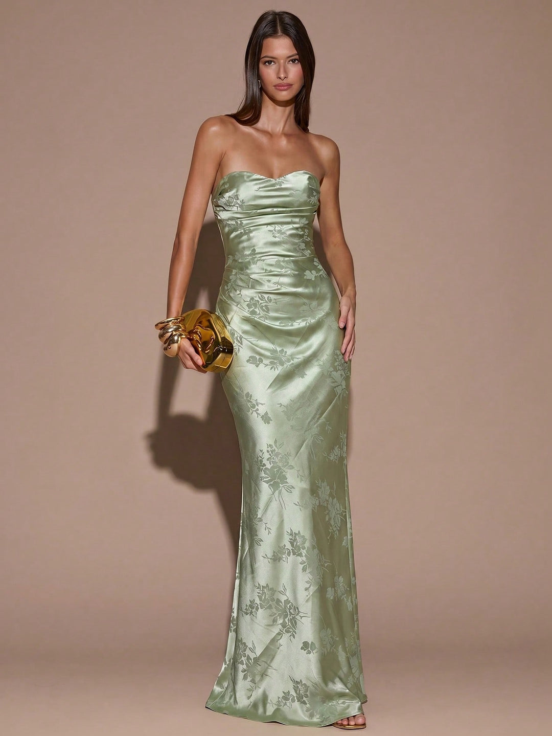 Rochie maxi SHEIN, verde