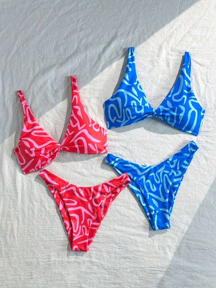 Set bikini SHEIN, mix culori