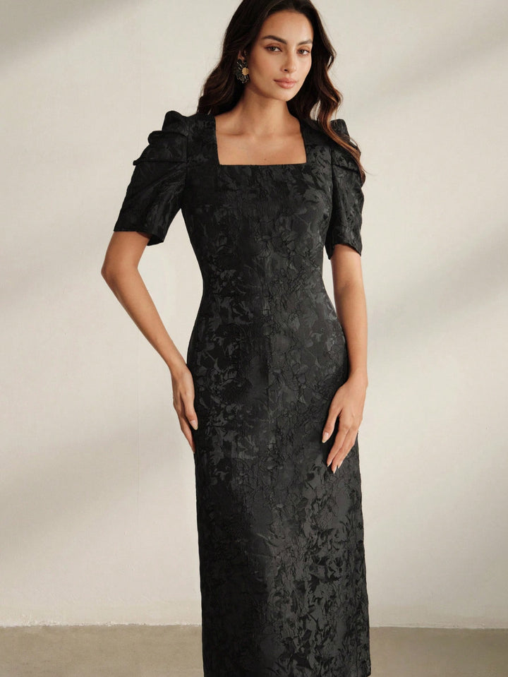 Rochie maxi SHEIN, negru