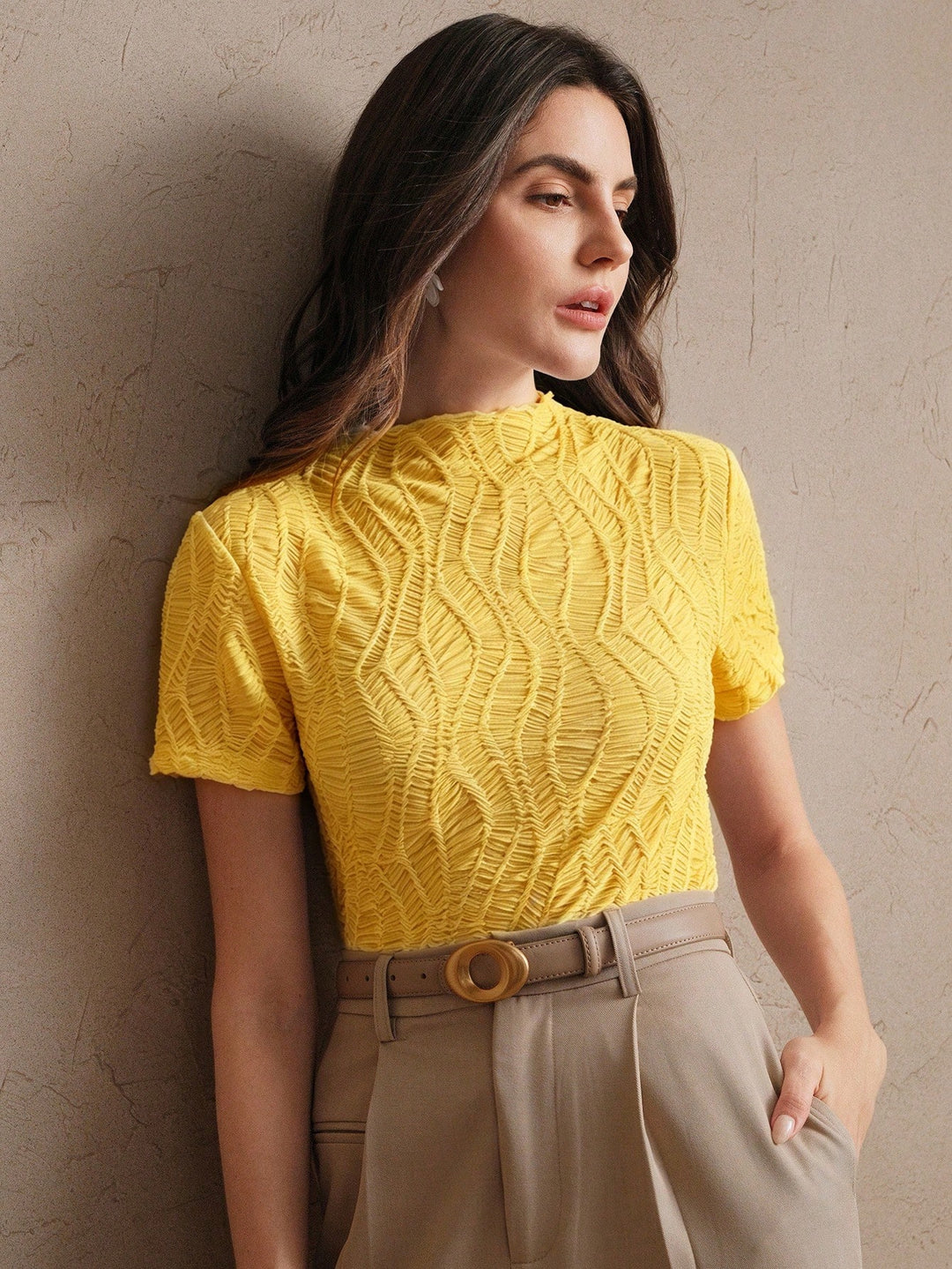 Tricou SHEIN, galben