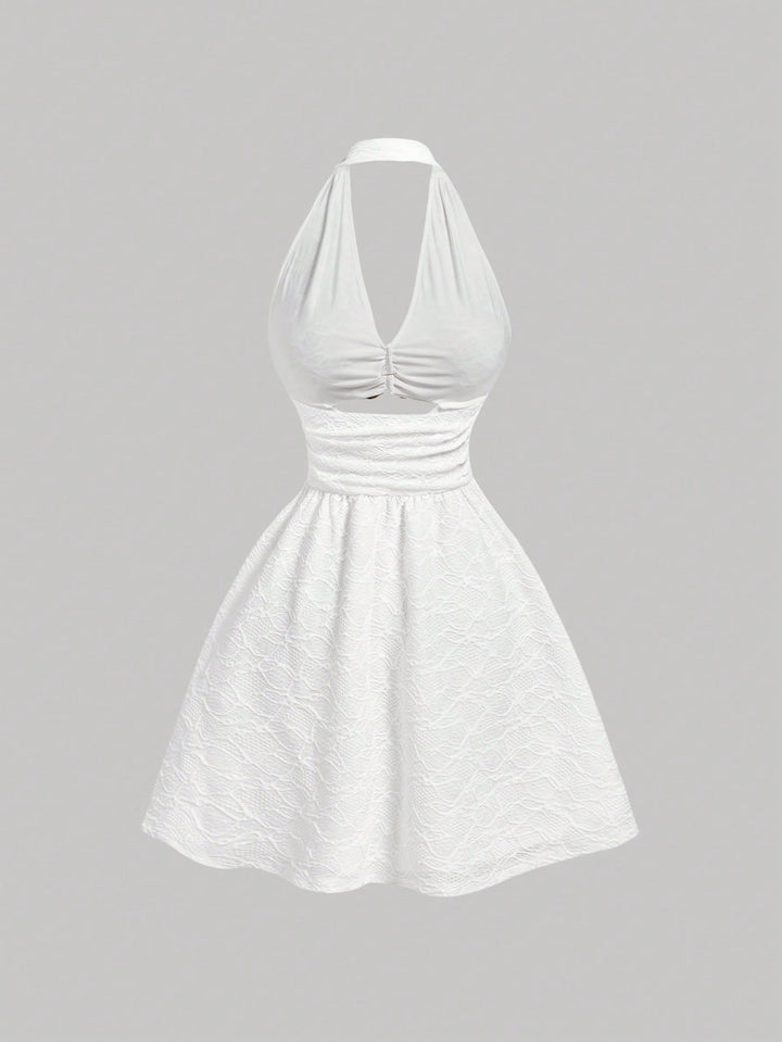 Rochie mini SHEIN, alb