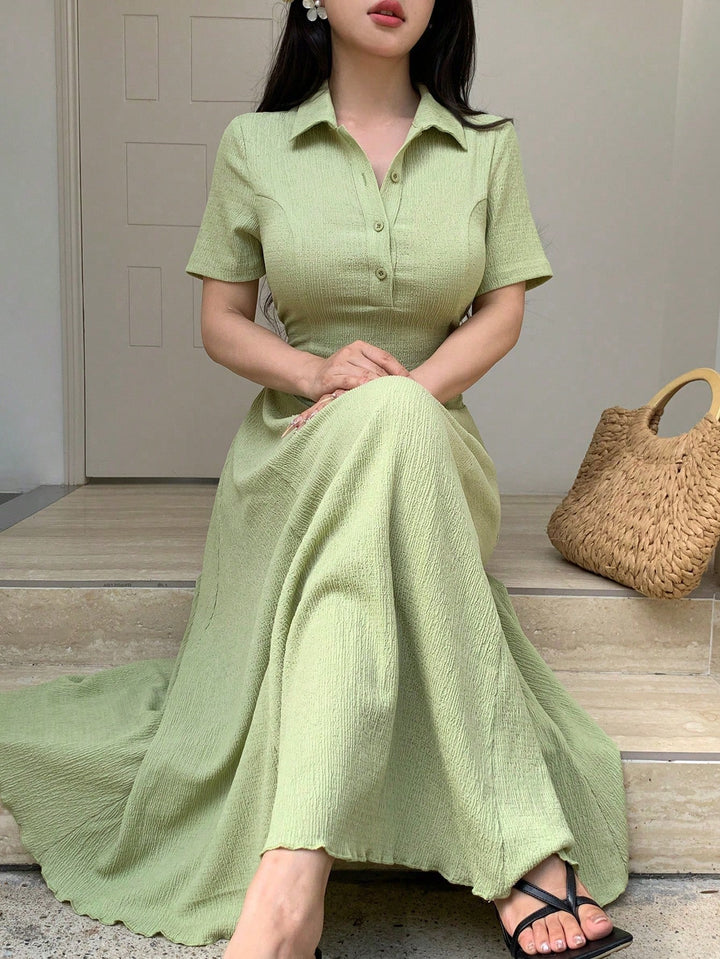 Rochie midi SHEIN, verde