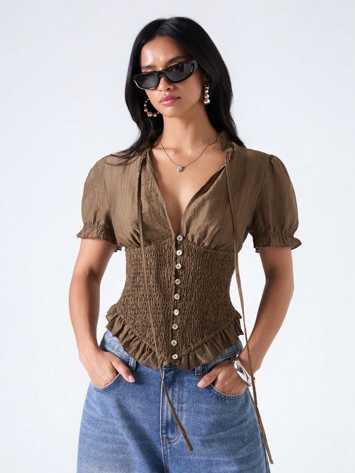 Bluza SHEIN, maro