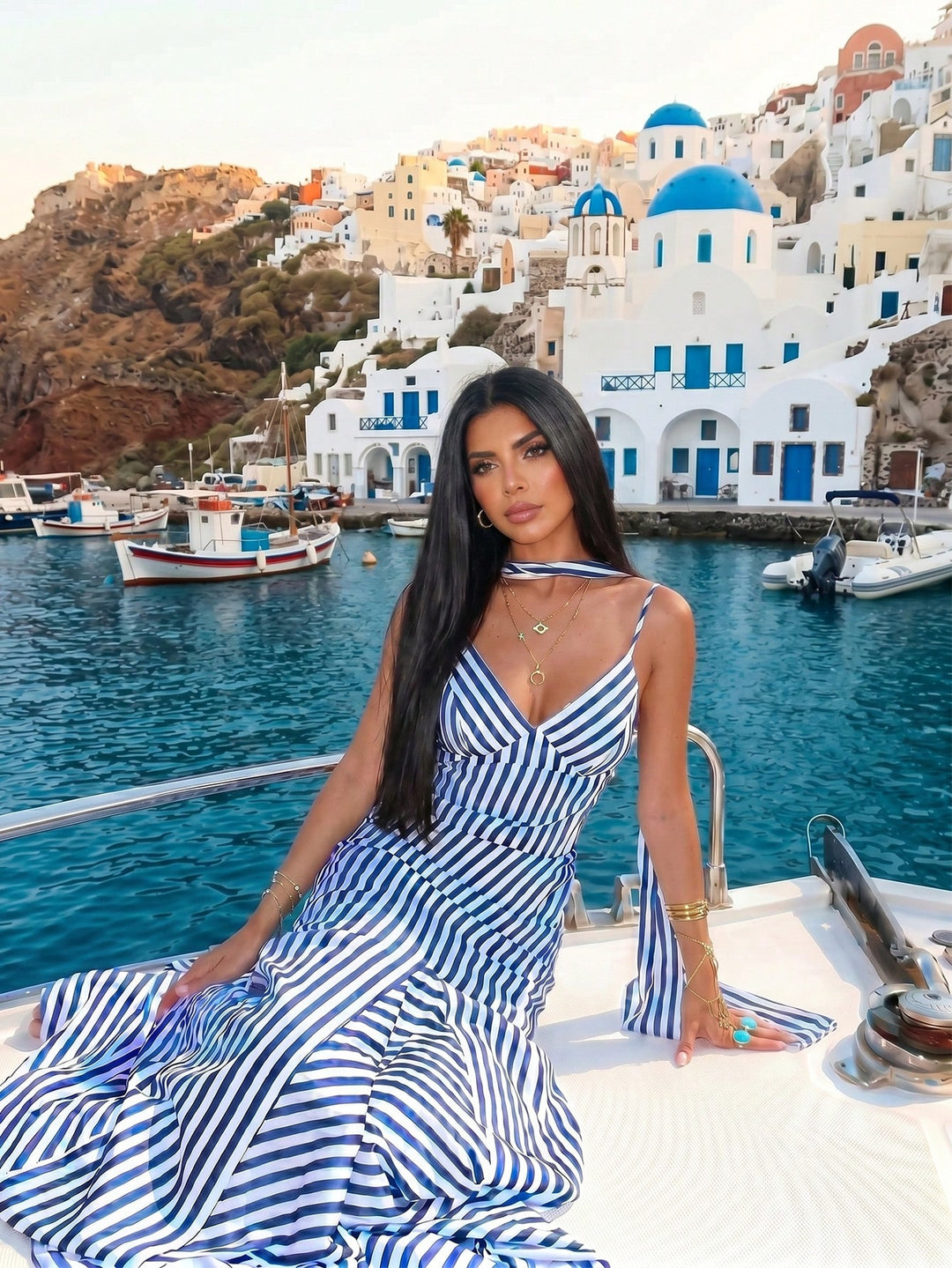 Rochie maxi SHEIN, albastru