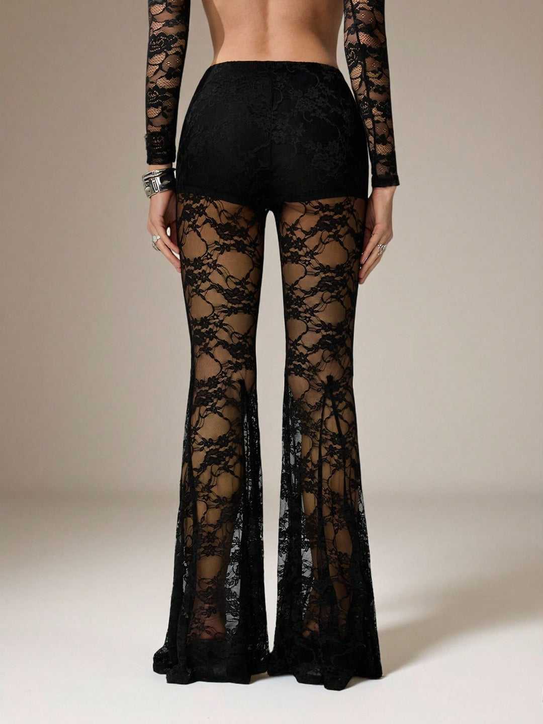 Pantaloni SHEIN, negru