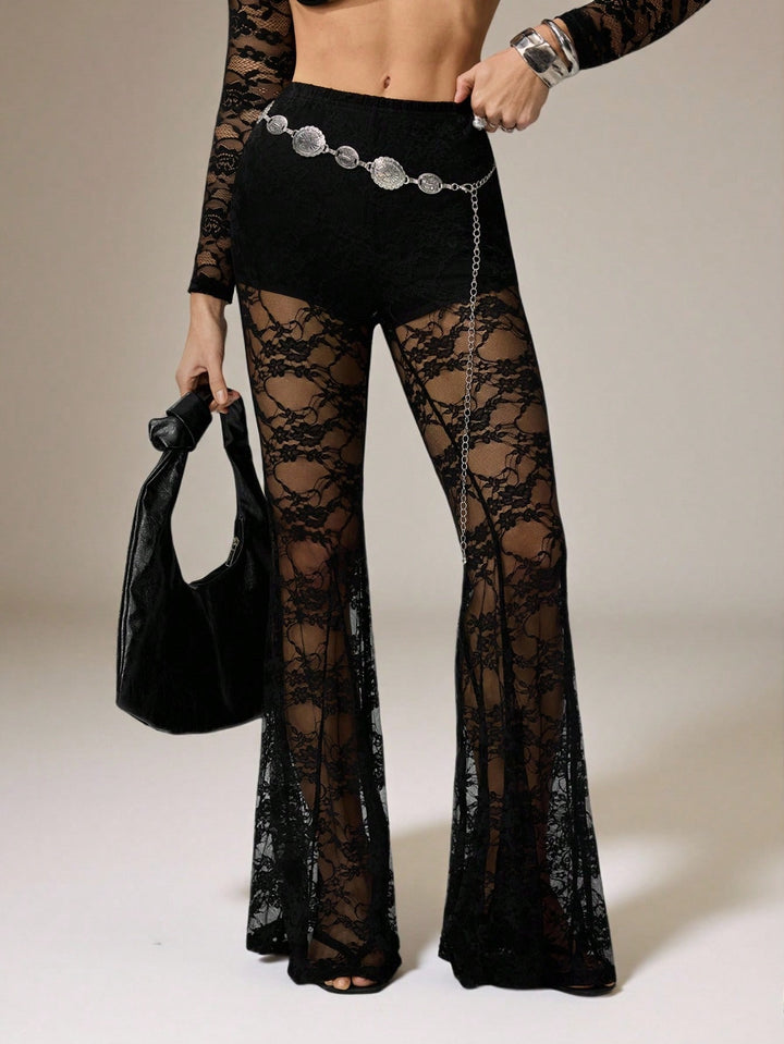 Pantaloni SHEIN, negru