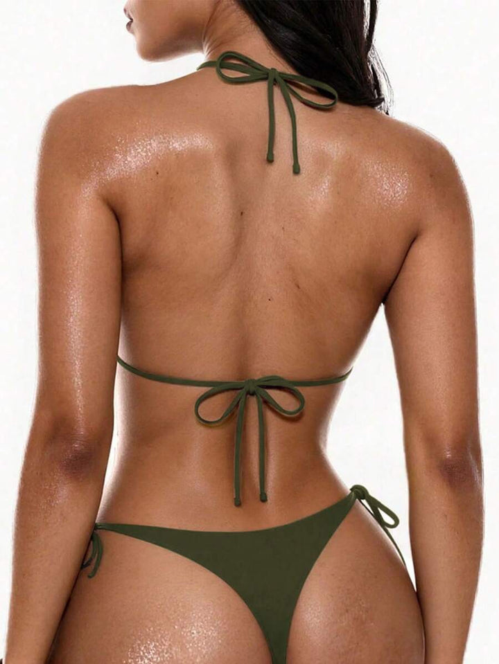Sutien de baie SHEIN, verde