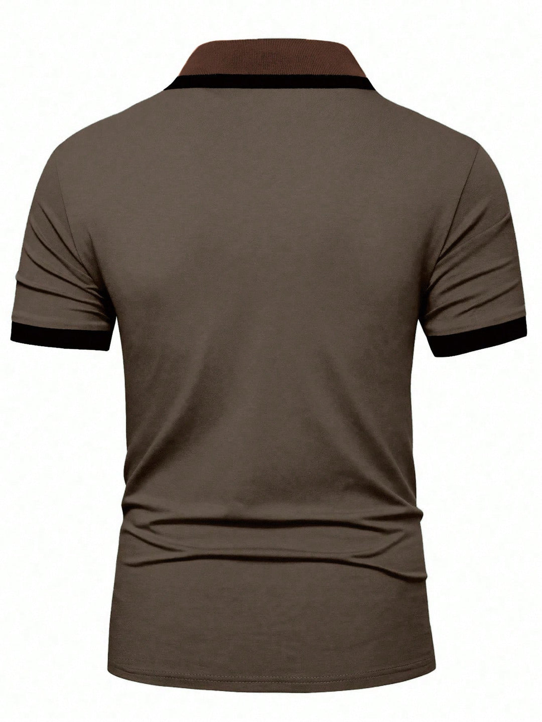 Tricou polo SHEIN, maro