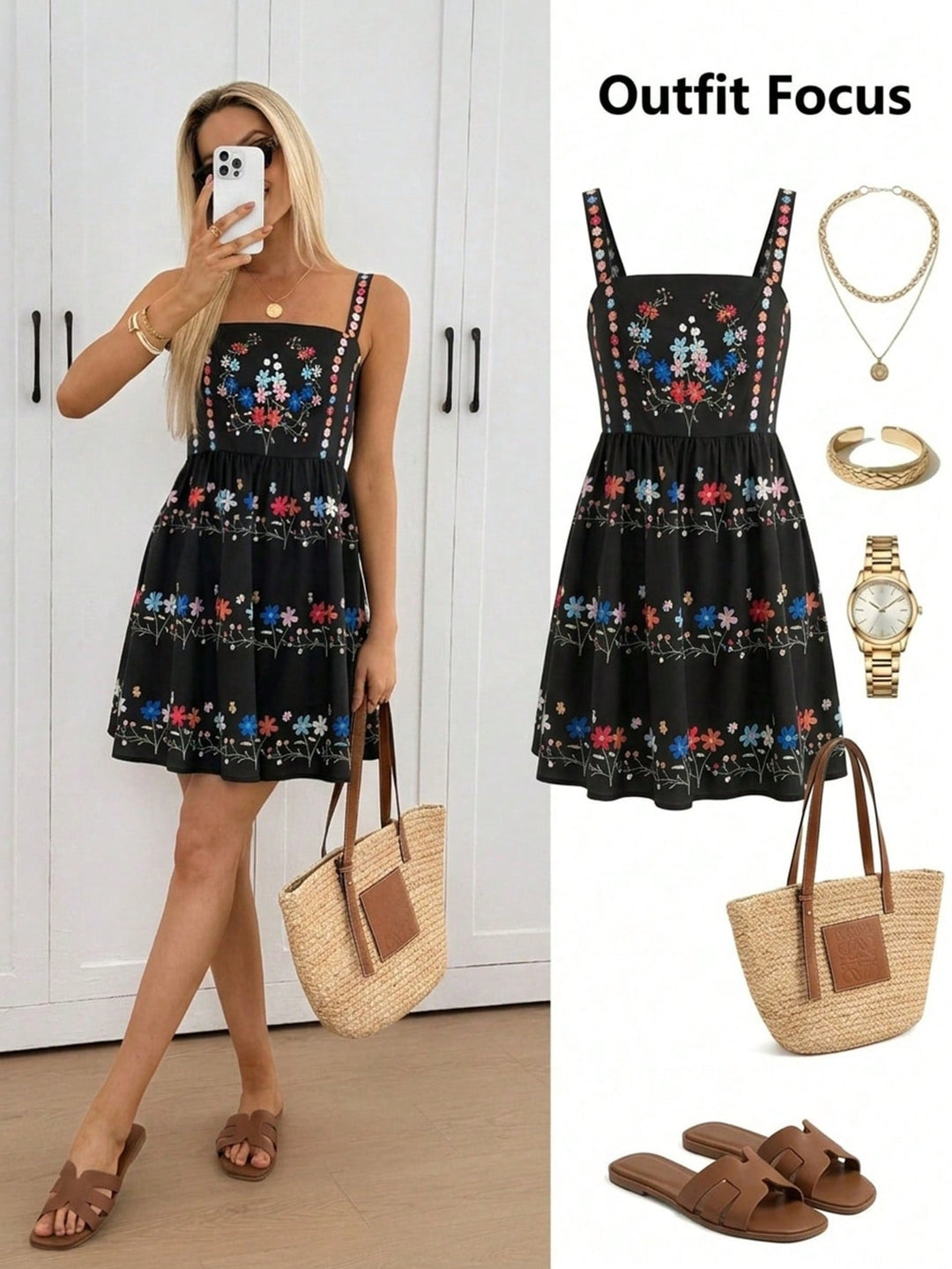 Rochie scurtă SHEIN, mix culori