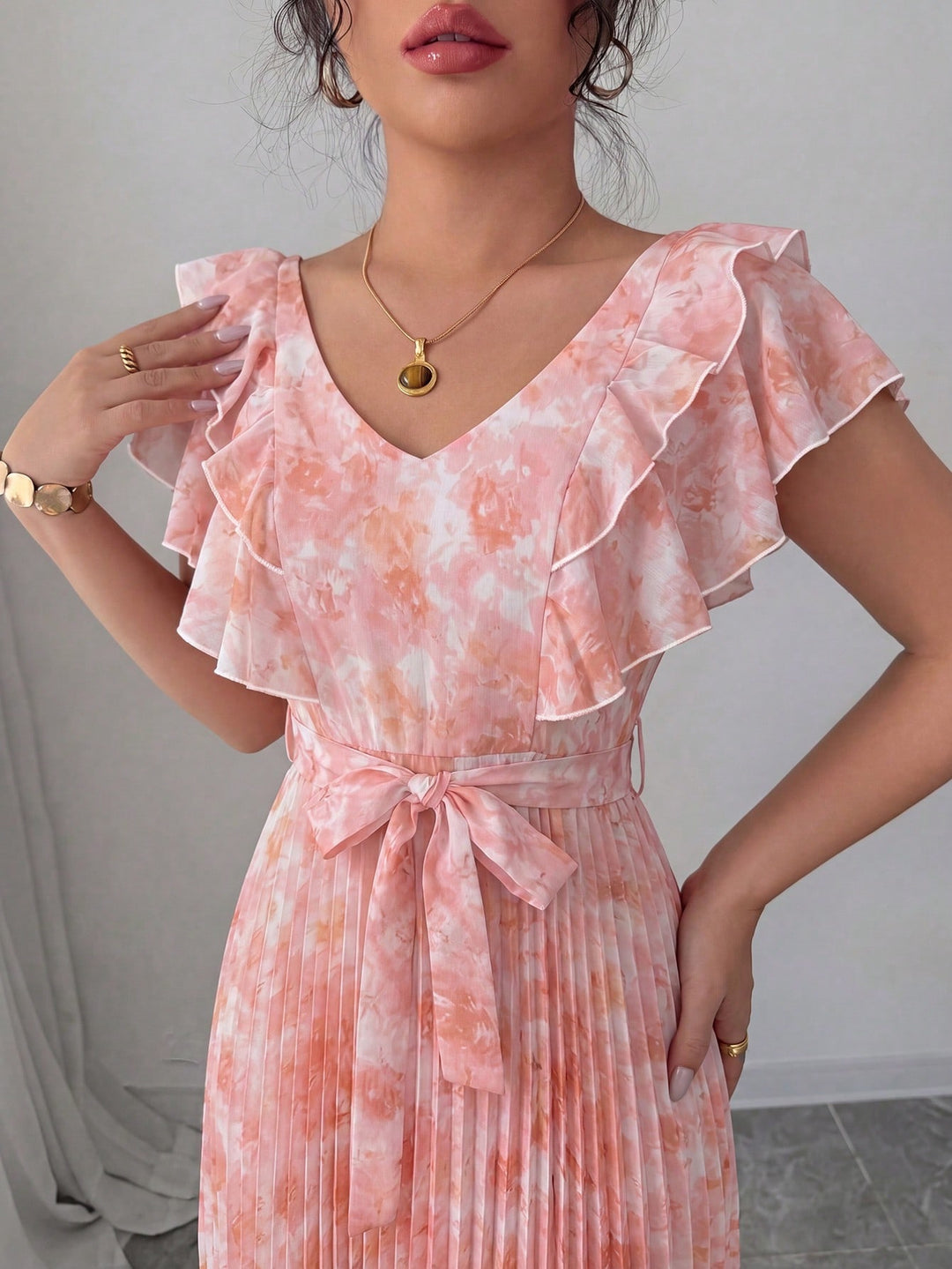 Rochie maxi SHEIN, mix culori