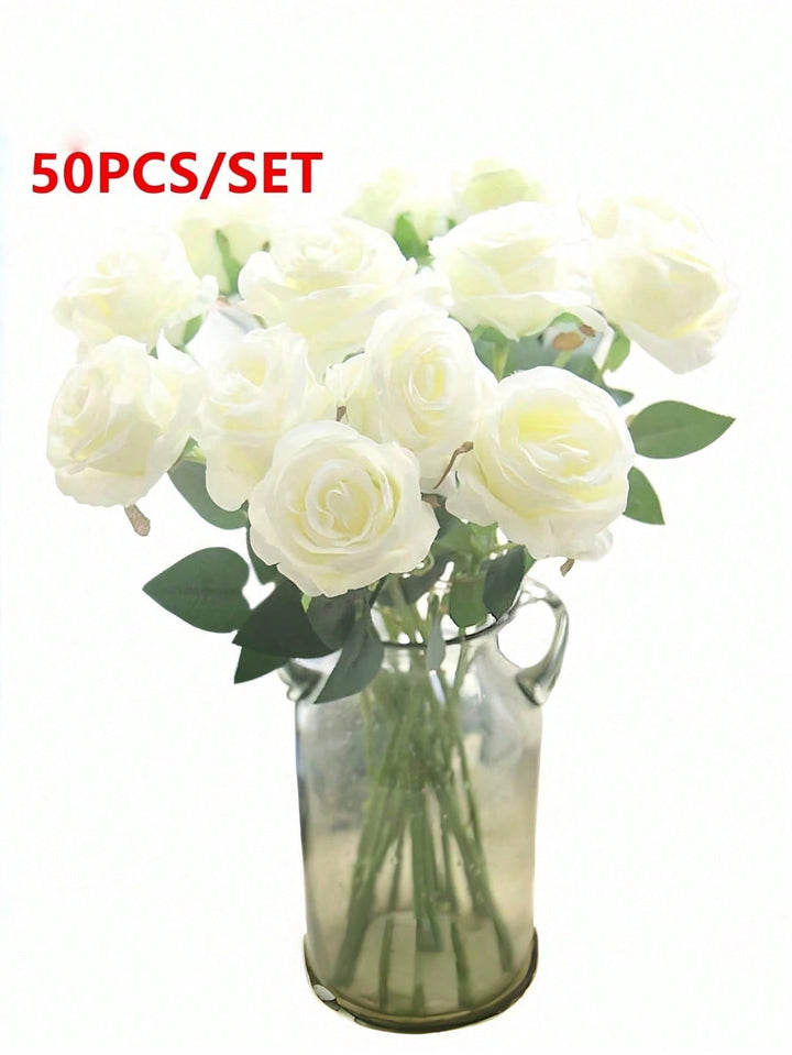 Floari artificiale SHEIN, alb