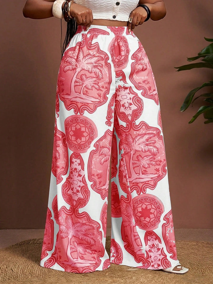 Pantaloni SHEIN, roz