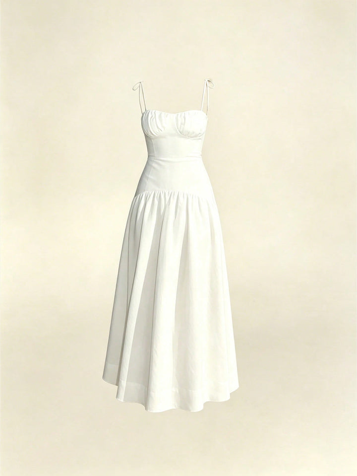Rochie maxi SHEIN, alb