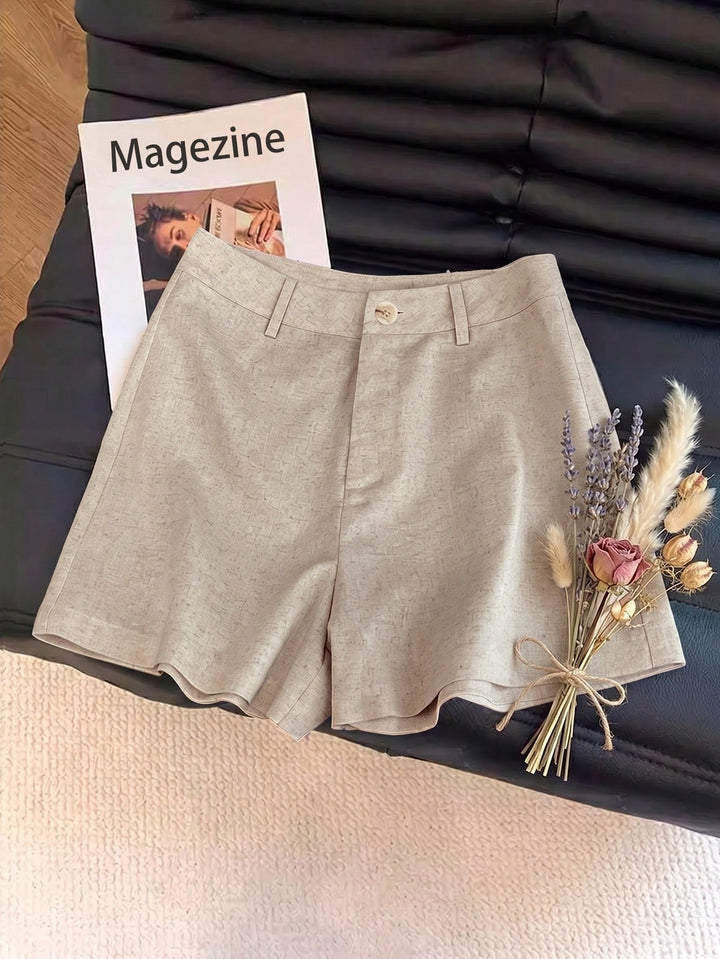 Pantaloni scurți SHEIN, bej