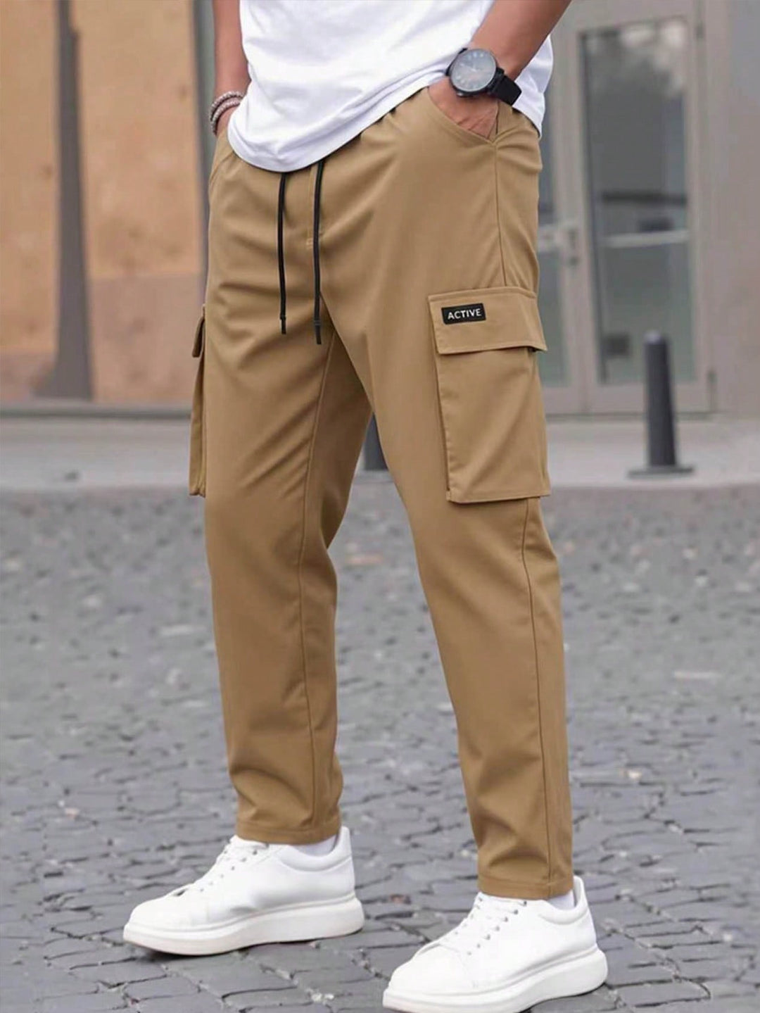 Pantalon SHEIN, kaki