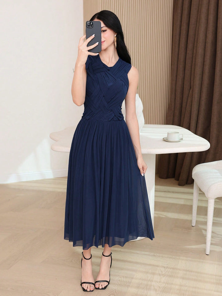 Rochie midi SHEIN, albastru