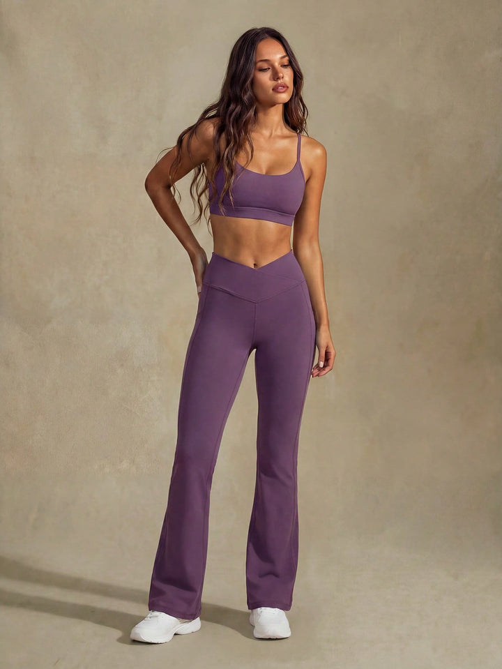Pantaloni SHEIN, vișiniu
