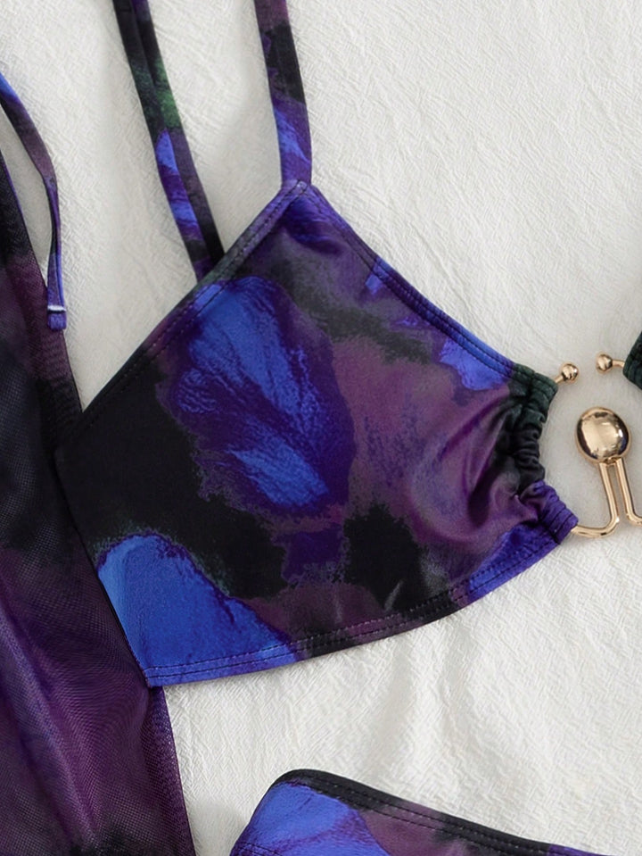 Set bikini SHEIN, albastru