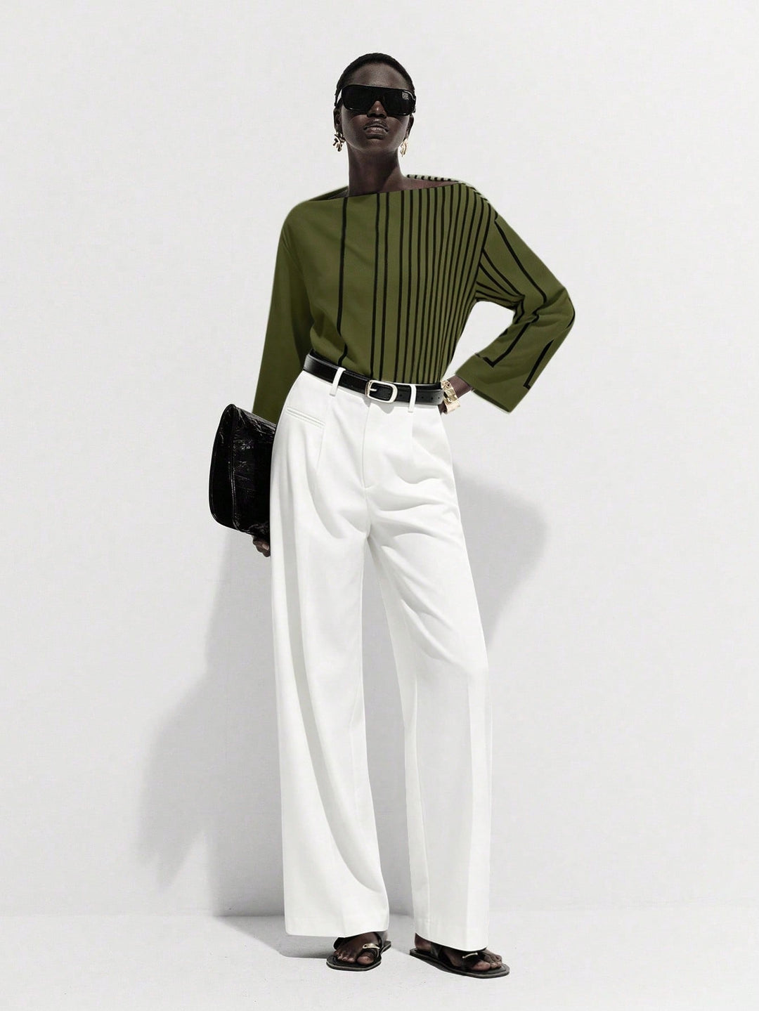 Bluza SHEIN, kaki