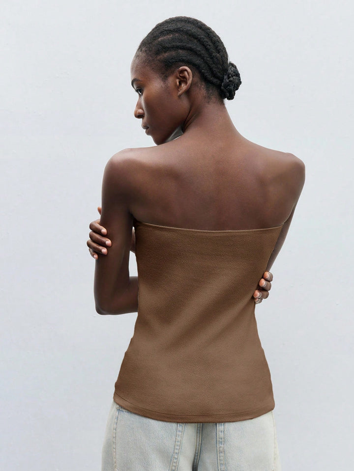 Top SHEIN, kaki