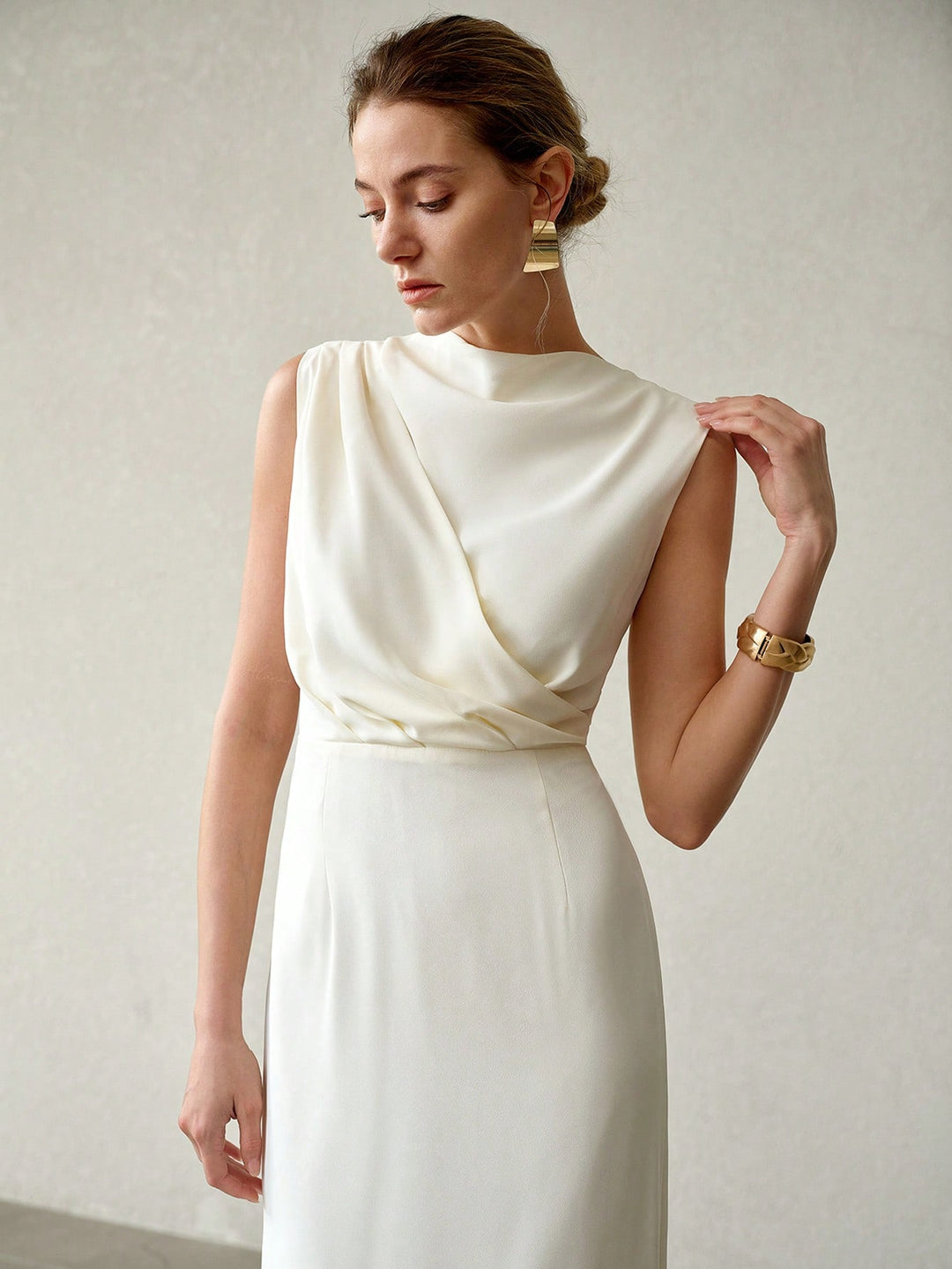 Rochie midi SHEIN, portocaliu