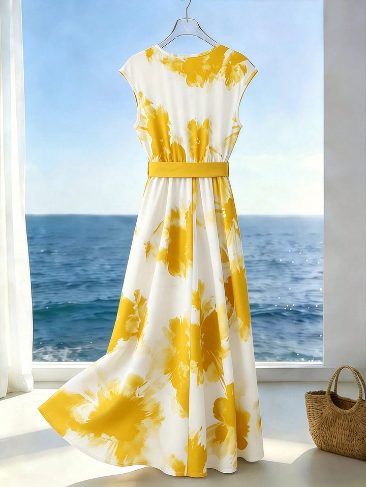 Rochie midi SHEIN, galben