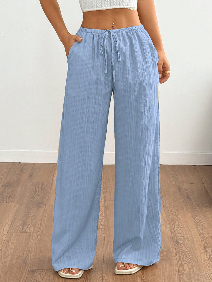 Pantaloni SHEIN, albastru